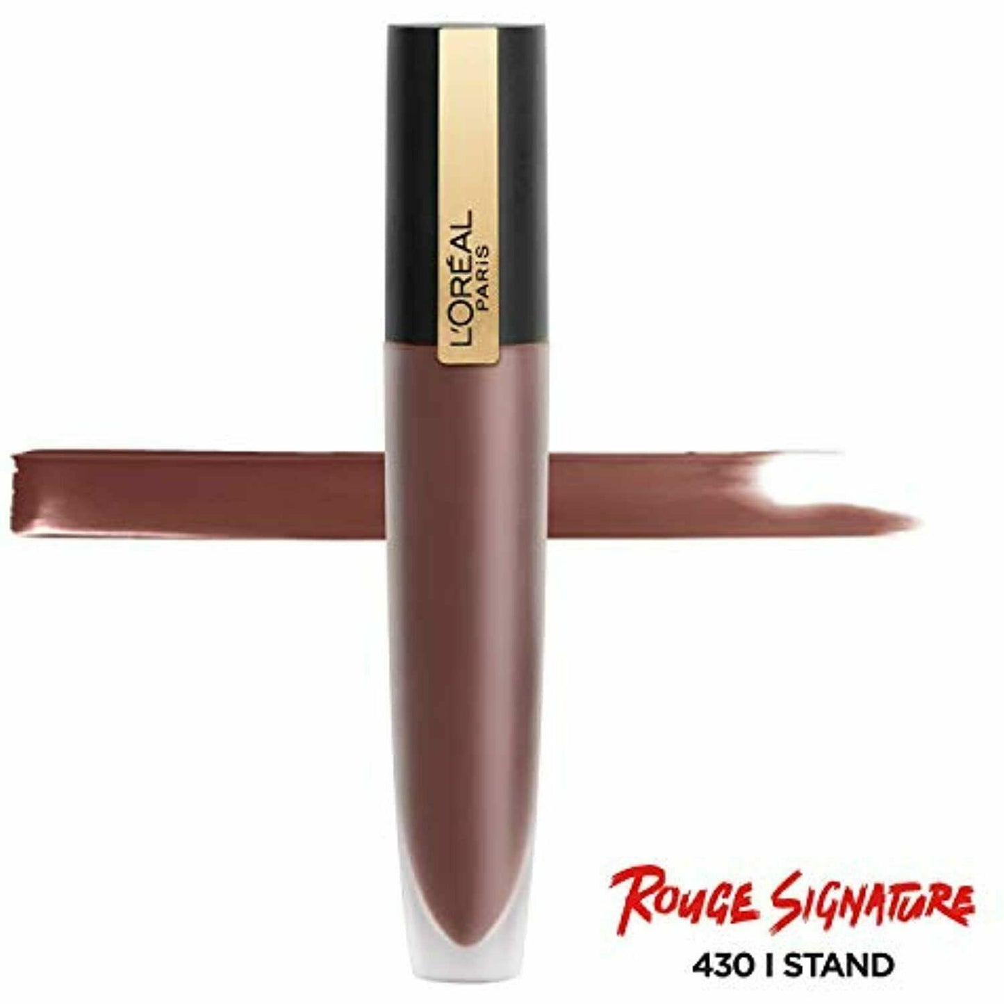 L'Oreal Paris Makeup Lip Stick Rouge Signature Matte Lip Stain 430 Stand
