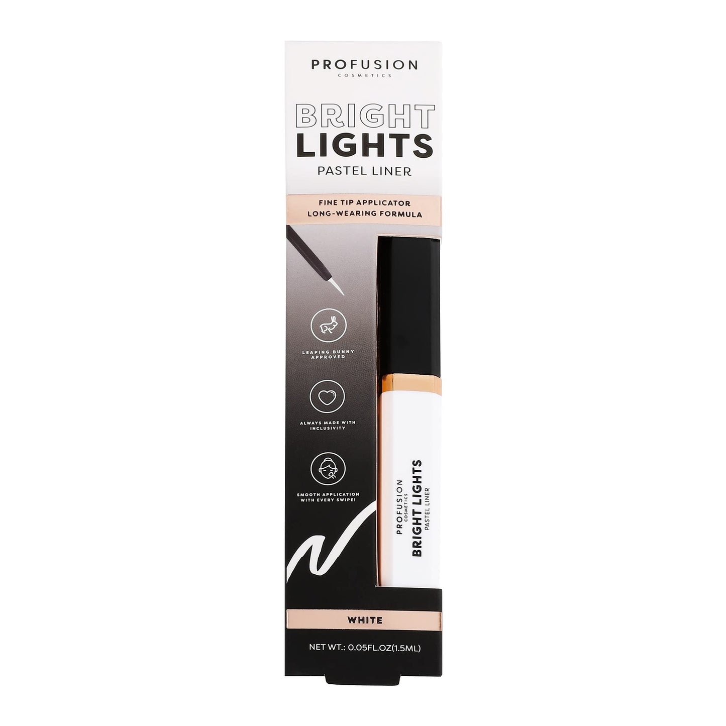 Profusion Cosmetics Bright Lights Neon & Pastel Graphic Liners White