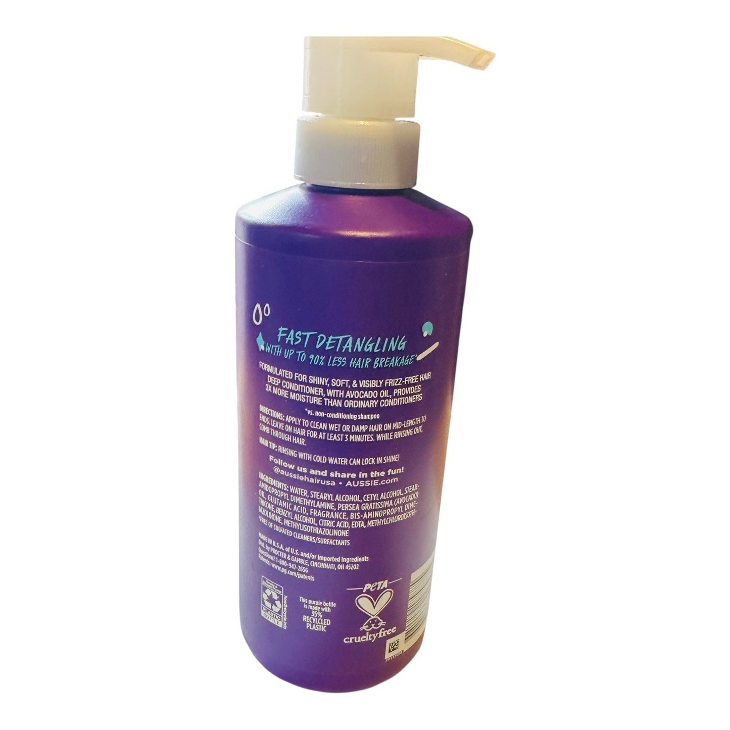 Aussie 3 Minute Miracle Moist Detangling Deep Conditioner 16 fl oz