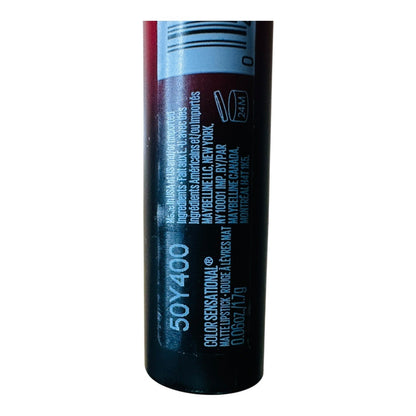 Maybelline Color Sensational Matte Lipstick 50Y400 Red Color 299 More Scarlet