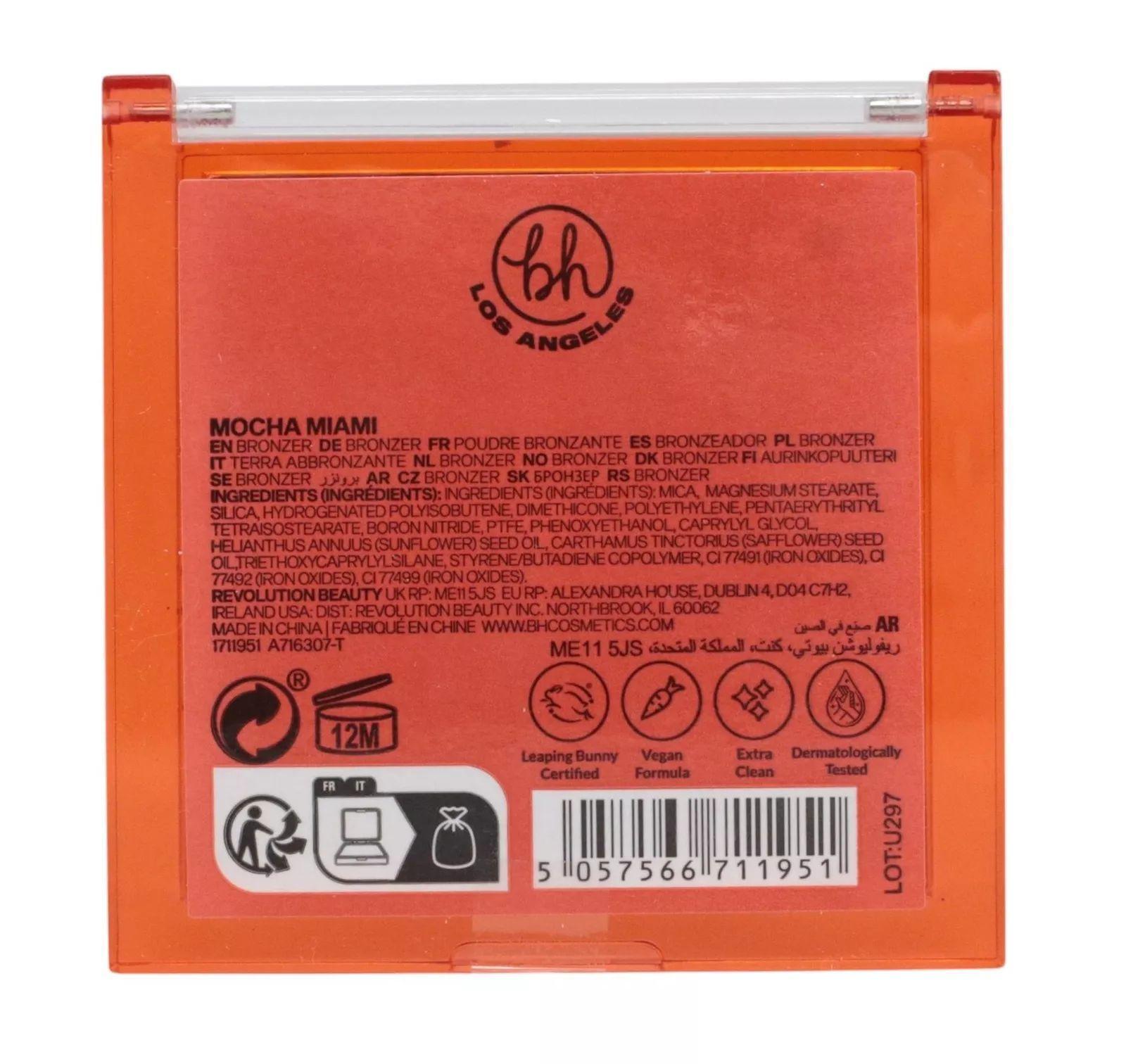 BH Los Angeles Full Heat Matte Bronzer Mocha Miami 0.22 oz. / 6.5 g