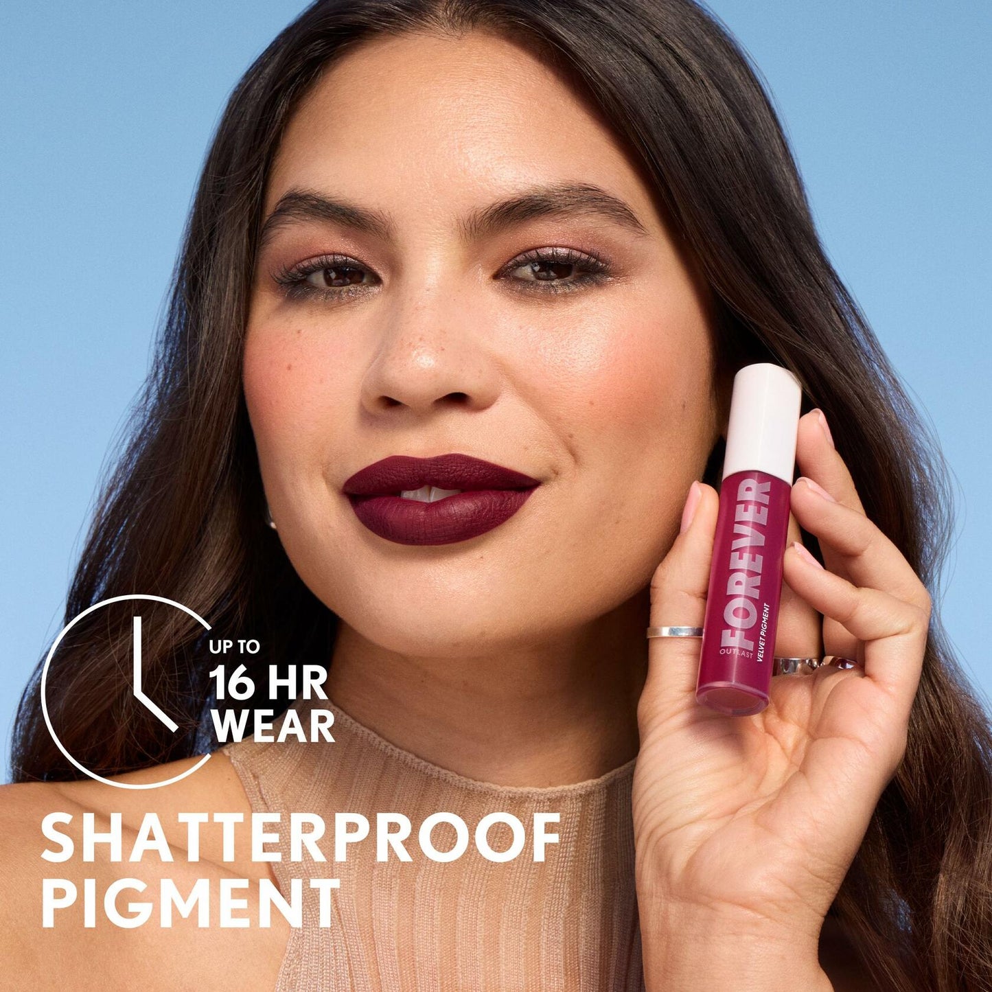 CoverGirl Outlast Forever Velvet Pigment 600 Lava Matte Lipstick 0.30oz