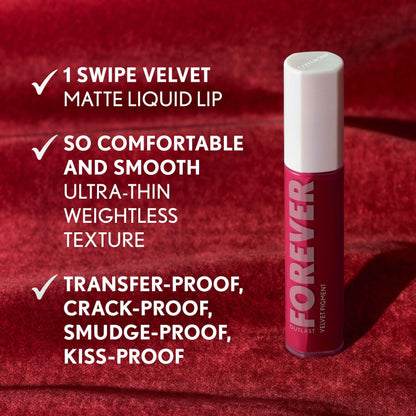 CoverGirl Outlast Forever Velvet Pigment 600 Lava Matte Lipstick 0.30oz