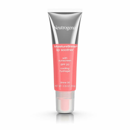 Neutrogena MoistureShine Lip Soother Gloss SPF 20 for Dry Lips Shine #30 .35 oz