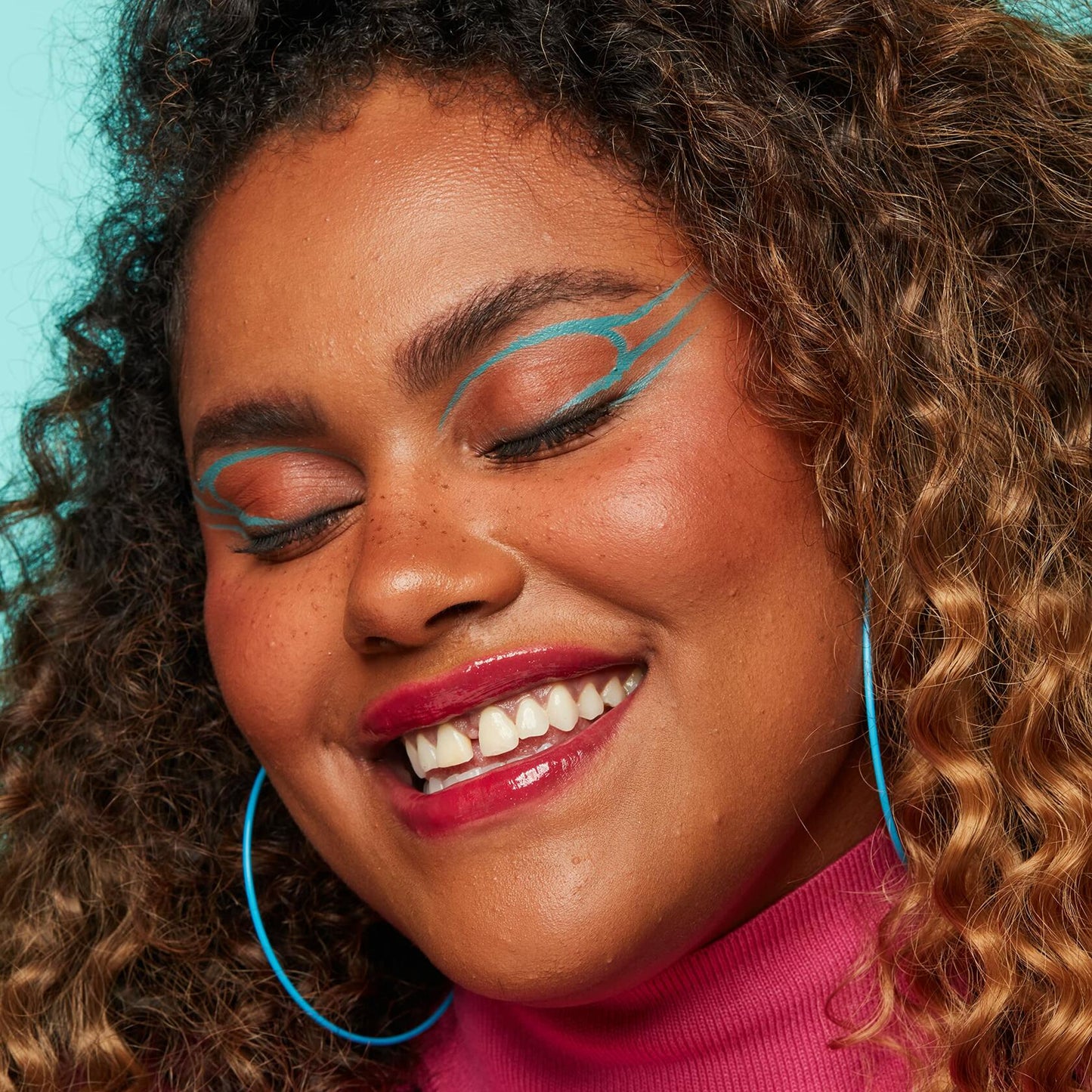 NYX PROFESSIONAL MAKEUP Vivid Brights Liquid Eyeliner Precise Tip Cyan Simp